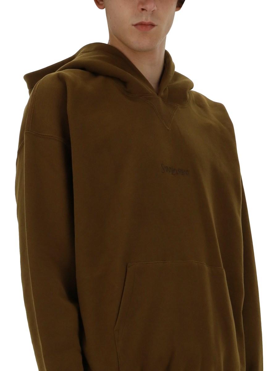 SAINT LAURENT FELPA CON CAPPUCCIO