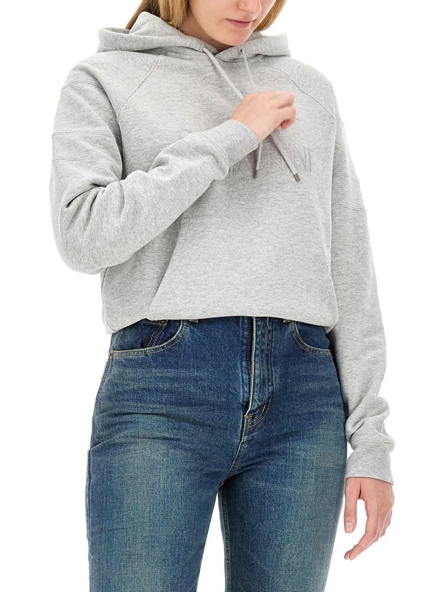 SAINT LAURENT FELPA CON CAPPUCCIO