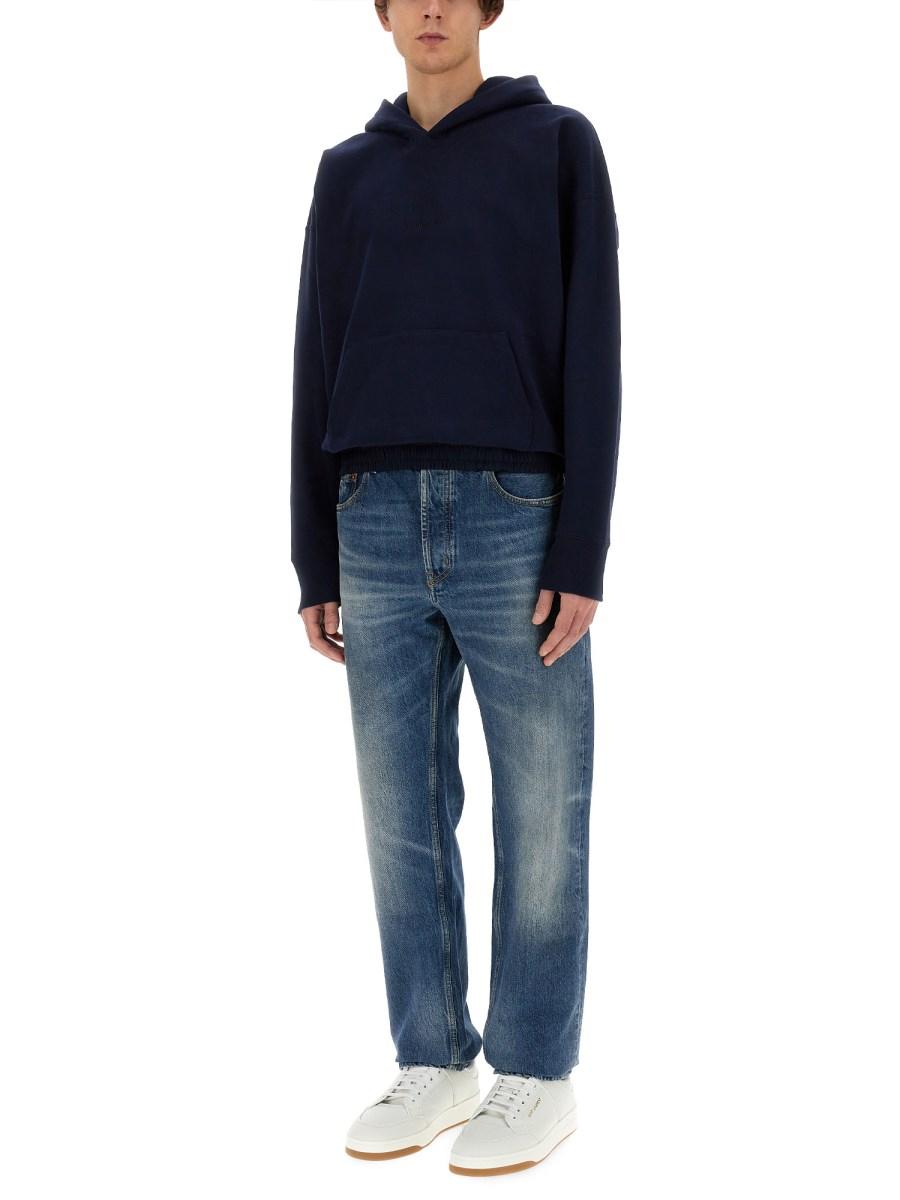 SAINT LAURENT FELPA CON CAPPUCCIO