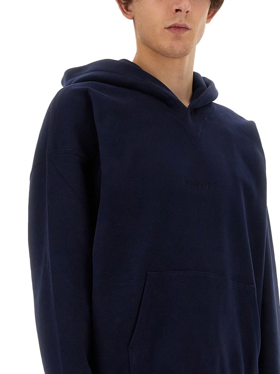 SAINT LAURENT FELPA CON CAPPUCCIO