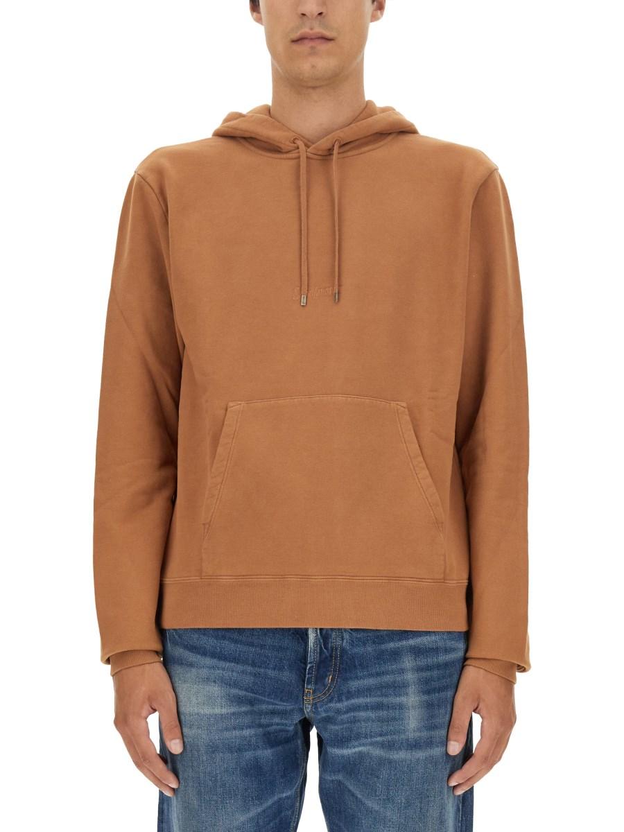 SAINT LAURENT FELPA CON CAPPUCCIO
