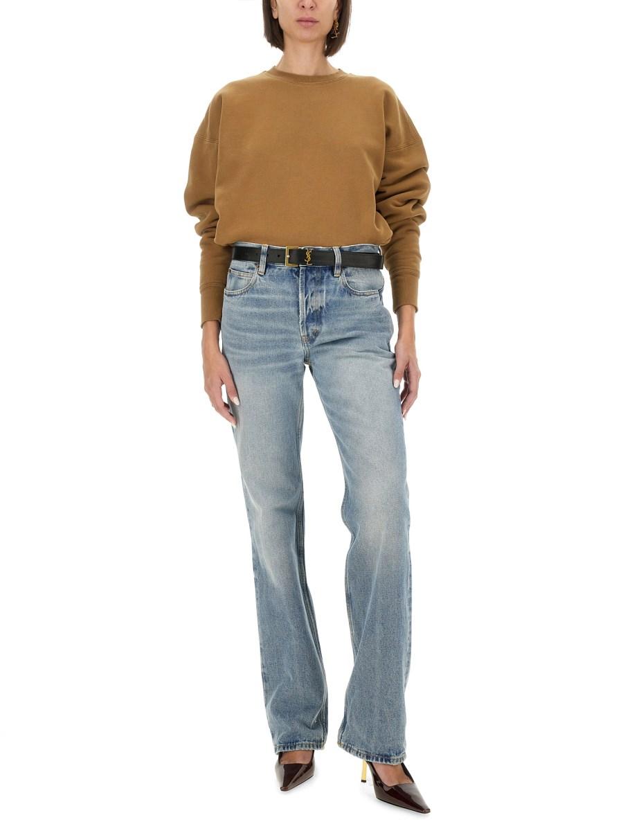 SAINT LAURENT FELPA CON LOGO