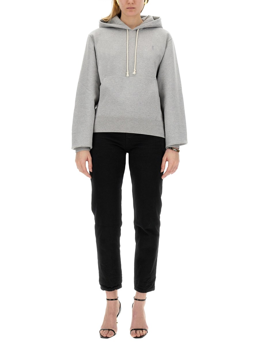 SAINT LAURENT FELPA CON LOGO