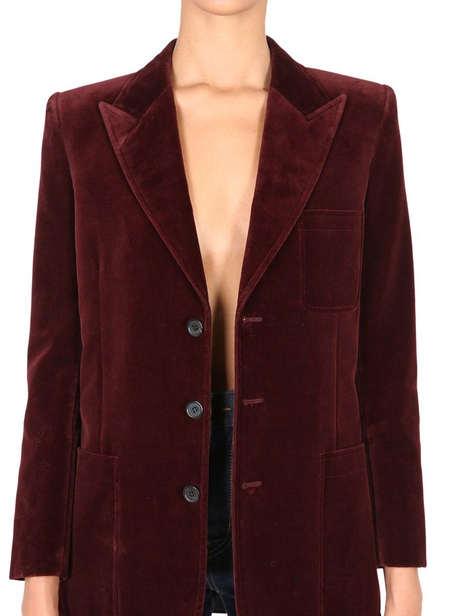 SAINT LAURENT GIACCA IN VELLUTO