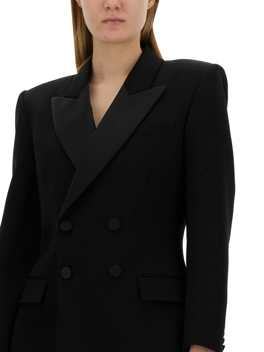 SAINT LAURENT GIACCA SMOKING IN GRAIN DE POUDRE