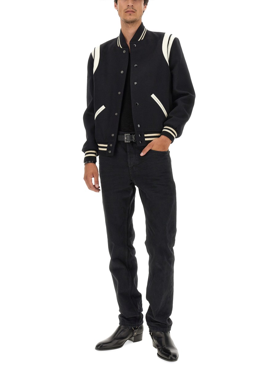 SAINT LAURENT GIUBOTTO TEDDY IN LANA