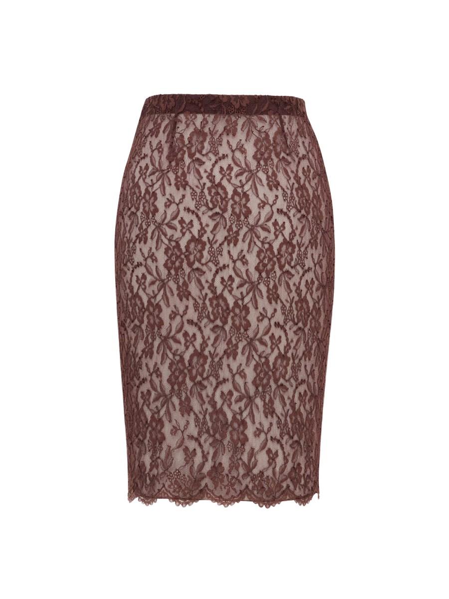 SAINT LAURENT GONNA A MATITA IN PIZZO