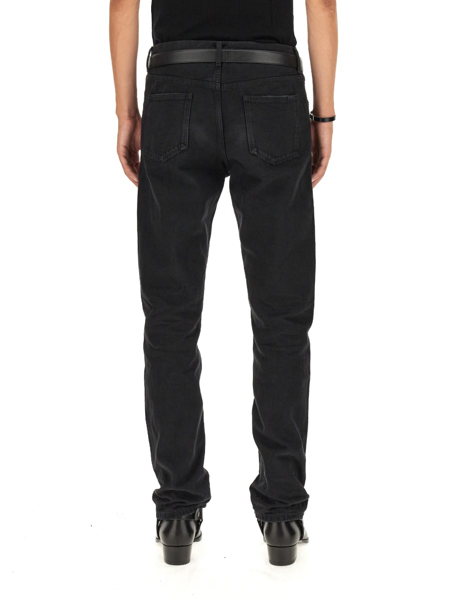 SAINT LAURENT JEANS IN DENIM DI COTONE