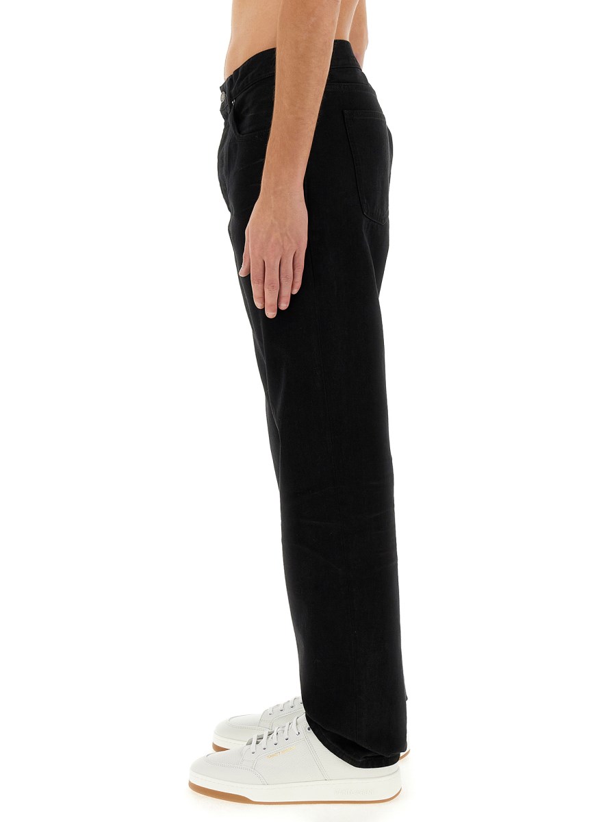SAINT LAURENT JEANS LARGHI IN DENIM