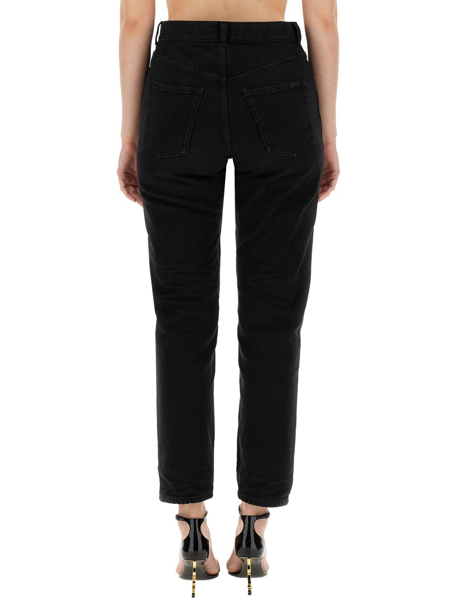 SAINT LAURENT JEANS VANESSA IN DENIM CHARLOTTE