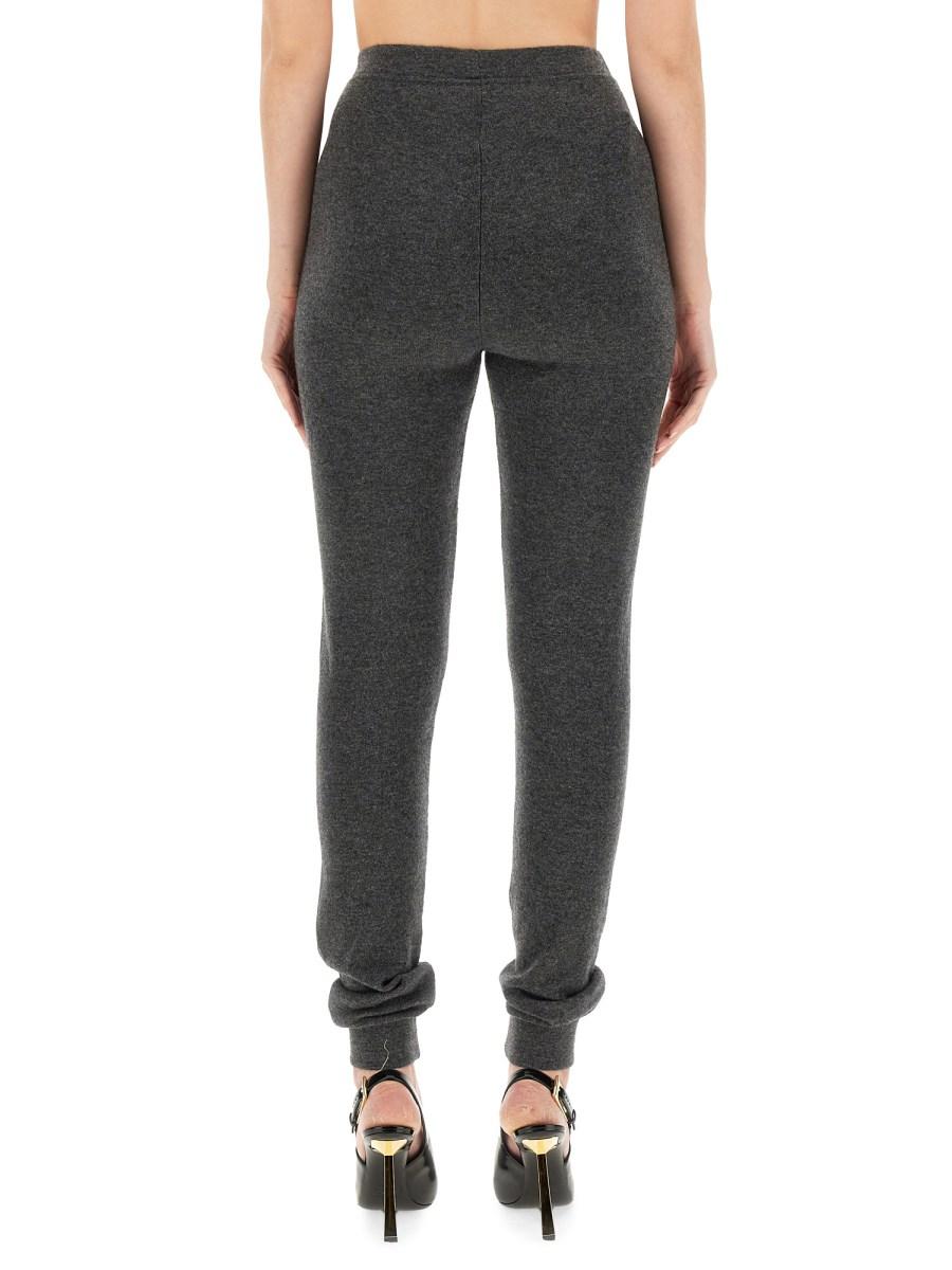 SAINT LAURENT LEGGINGS A VITA ALTA IN CASHMERE