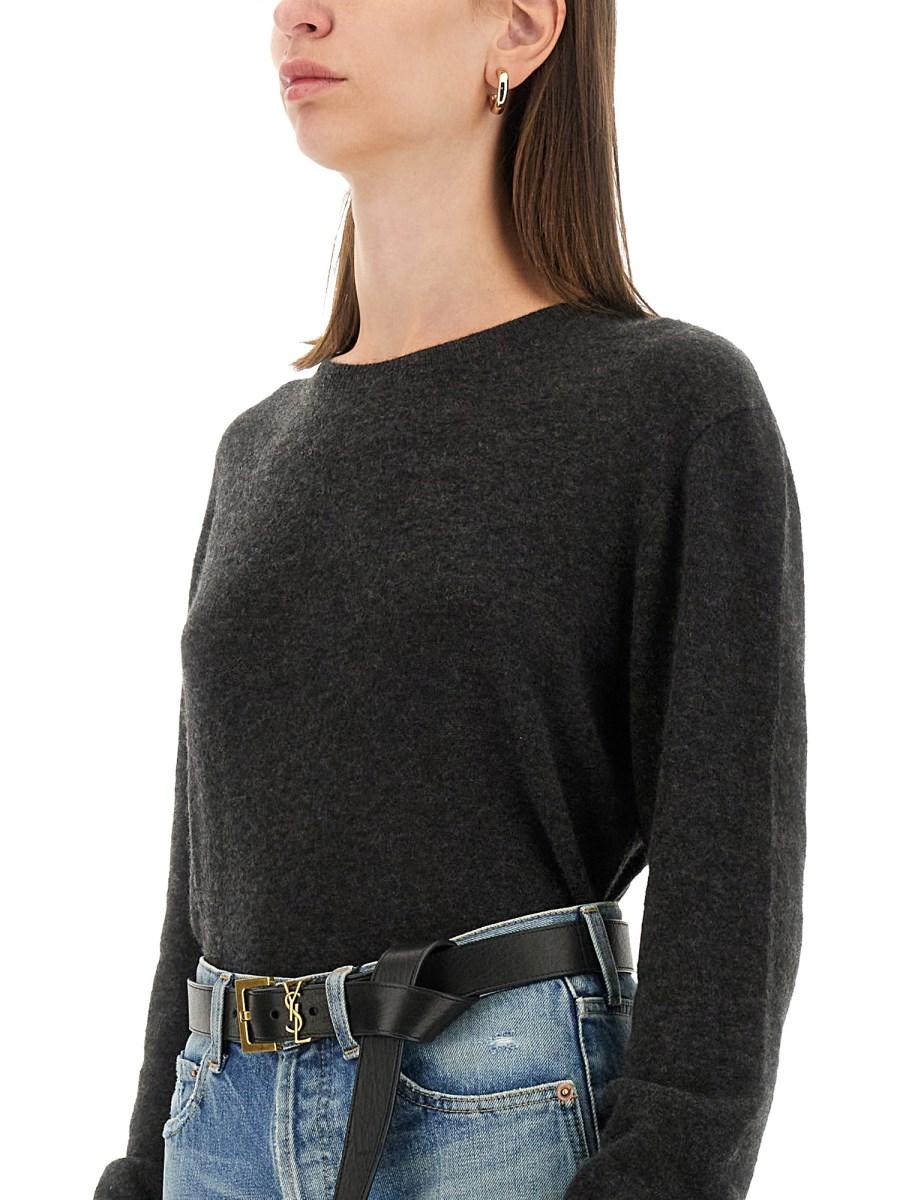 SAINT LAURENT MAGLIA IN CASHMERE E SETA