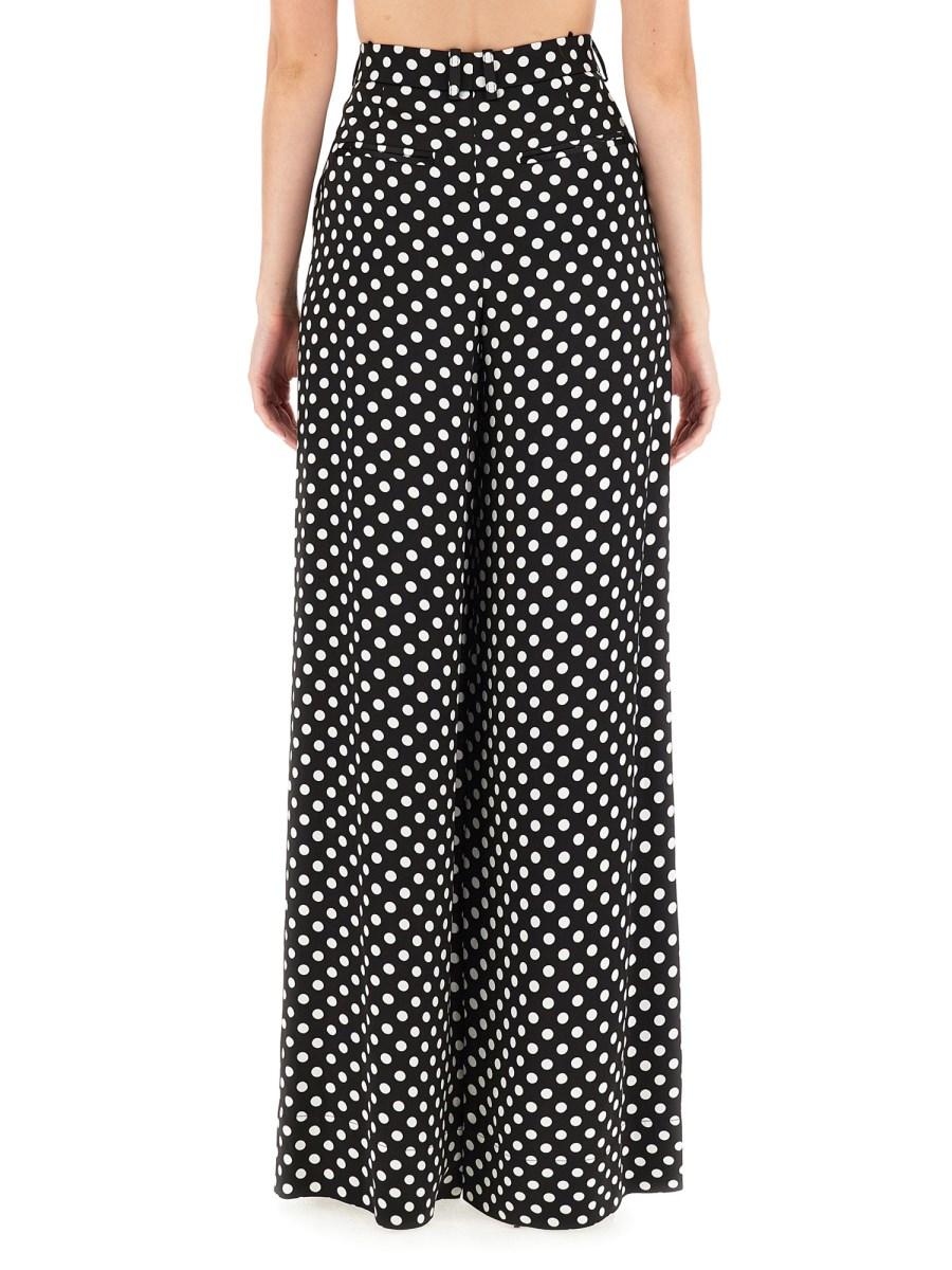 SAINT LAURENT PANTALONE AMPIO IN SATIN