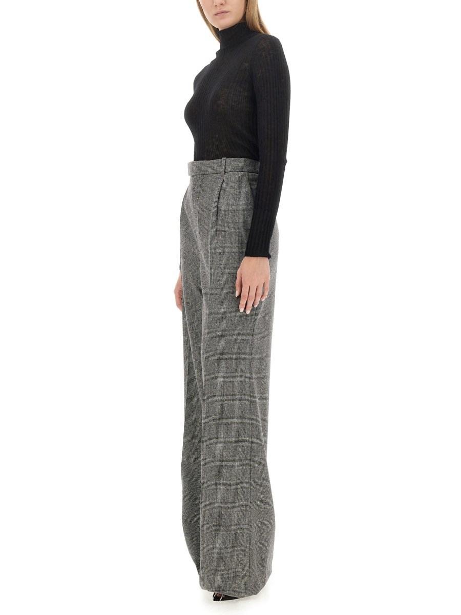 SAINT LAURENT PANTALONE SVASATO IN LANA