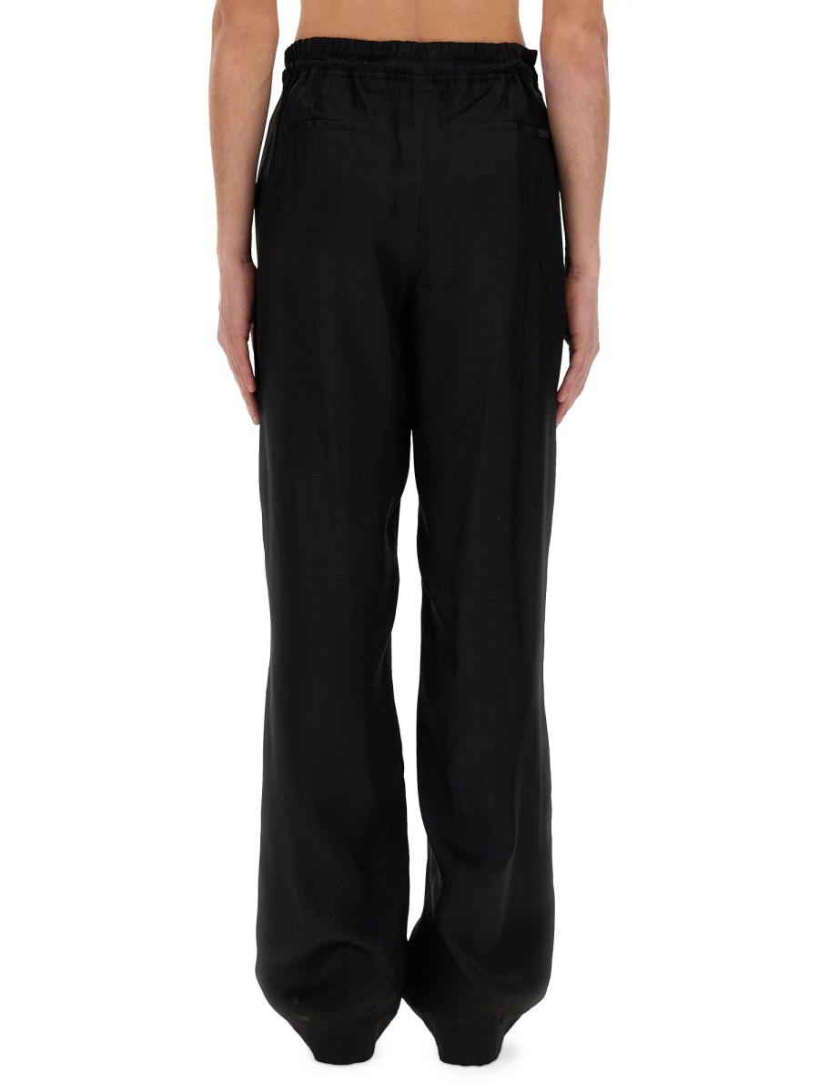 SAINT LAURENT PANTALONI VESTIBILITÀ AMPIA IN TWILL