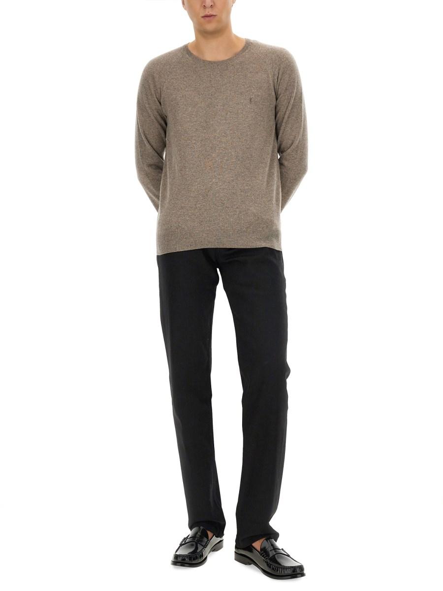 SAINT LAURENT PULLOVER CASSANDRE IN CASHMERE
