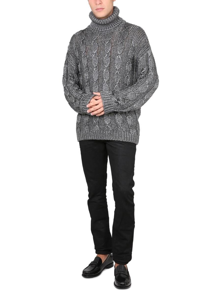 SAINT LAURENT PULLOVER DOLCEVITA IN VISCOSA