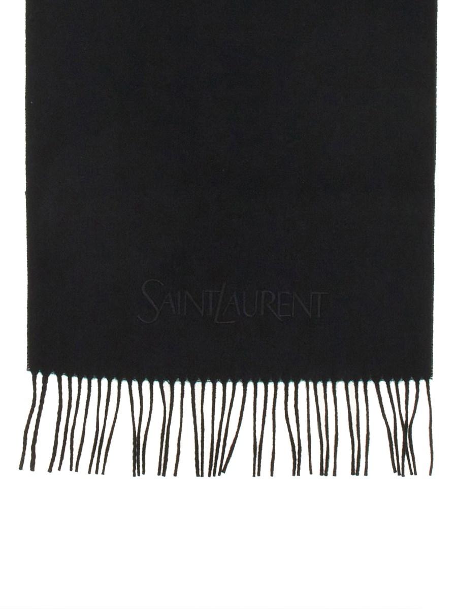 SAINT LAURENT SCIARPA IN JACQUARD DI CASHMERE