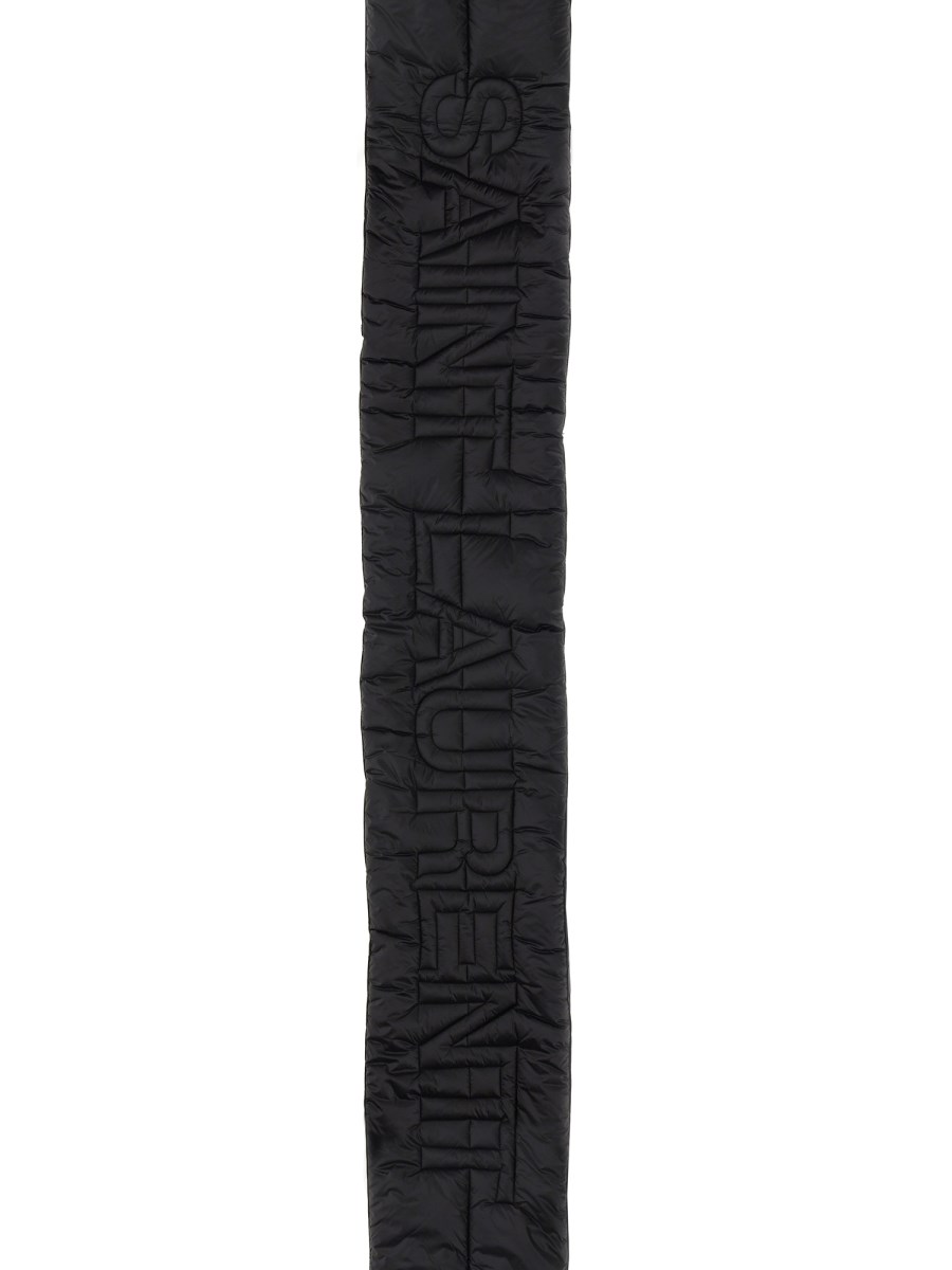 SAINT LAURENT SCIARPA IN NYLON CON LOGO