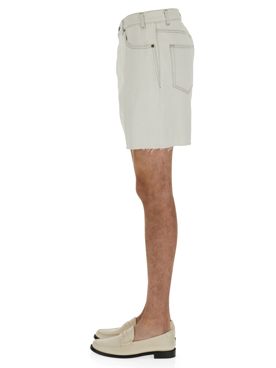 SAINT LAURENT SHORT LARGHI IN DENIM
