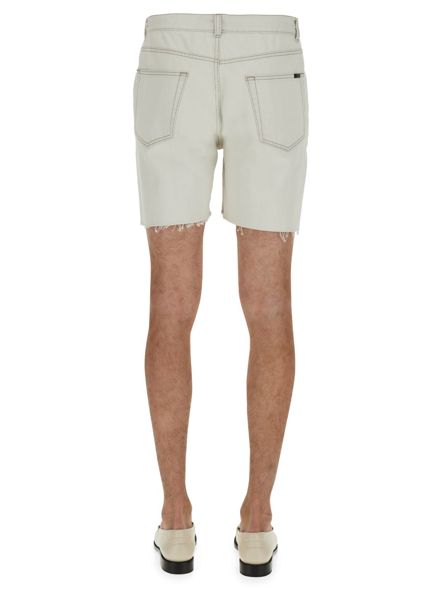 SAINT LAURENT SHORT LARGHI IN DENIM