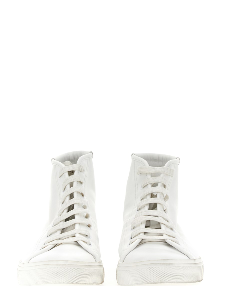 SAINT LAURENT SNEAKER MEDIA MALIBU IN PELLE LISCIA