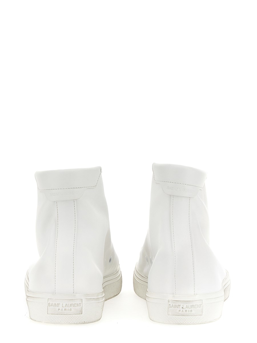 SAINT LAURENT SNEAKER MEDIA MALIBU IN PELLE LISCIA