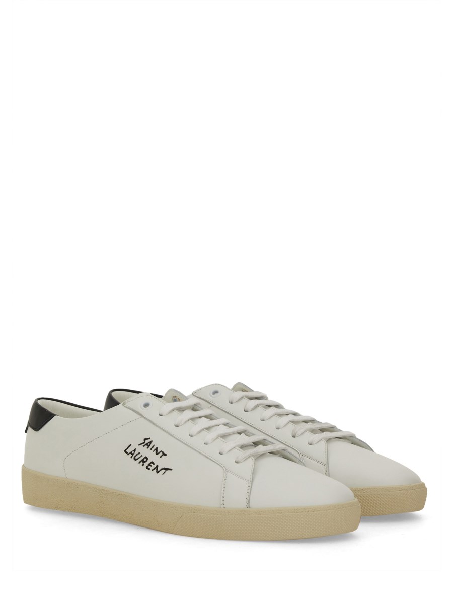 SAINT LAURENT SNEAKERS COURT SL/06 IN PELLE