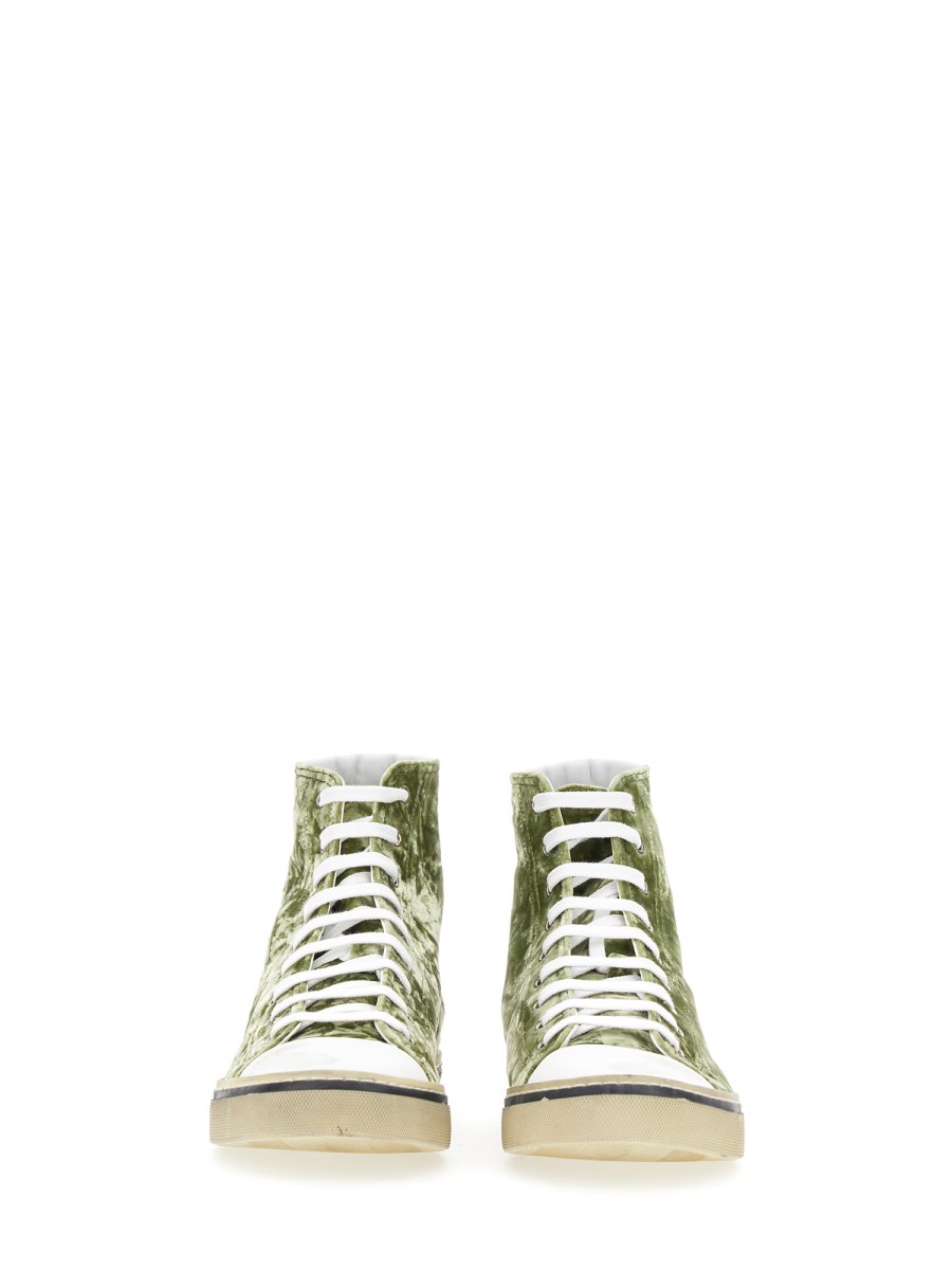 SAINT LAURENT SNEAKERS MEDIE MALIBU IN VELLUTO