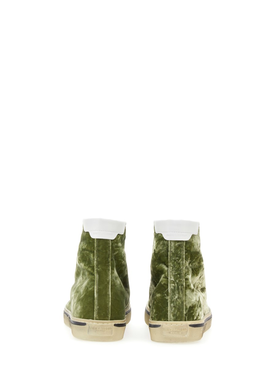 SAINT LAURENT SNEAKERS MEDIE MALIBU IN VELLUTO