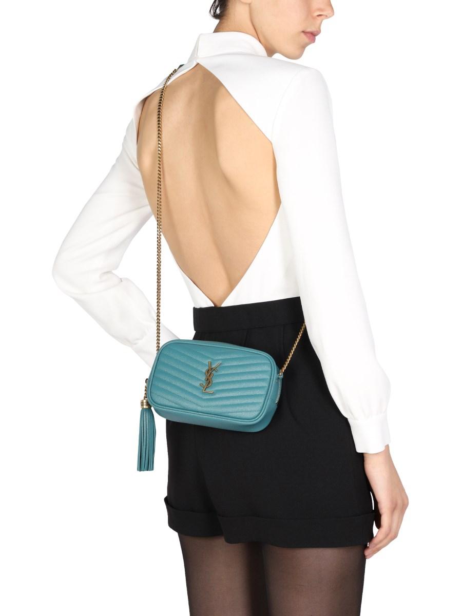 SAINT LAURENT TUTA OPENBACK IN SABLE'