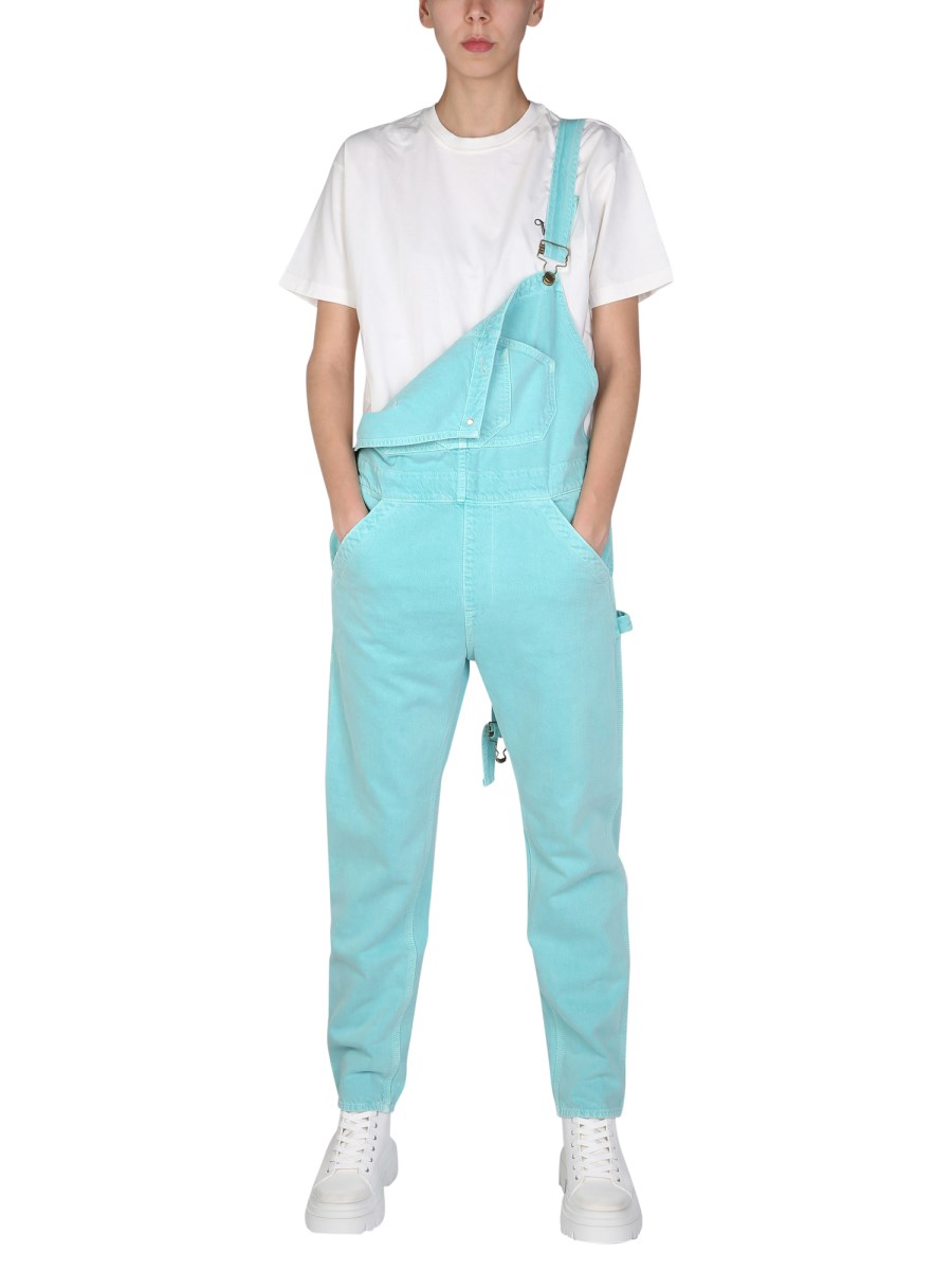 WASHINGTON DEE CEE SALOPETTE IN DENIM DI COTONE BIOLOGICO