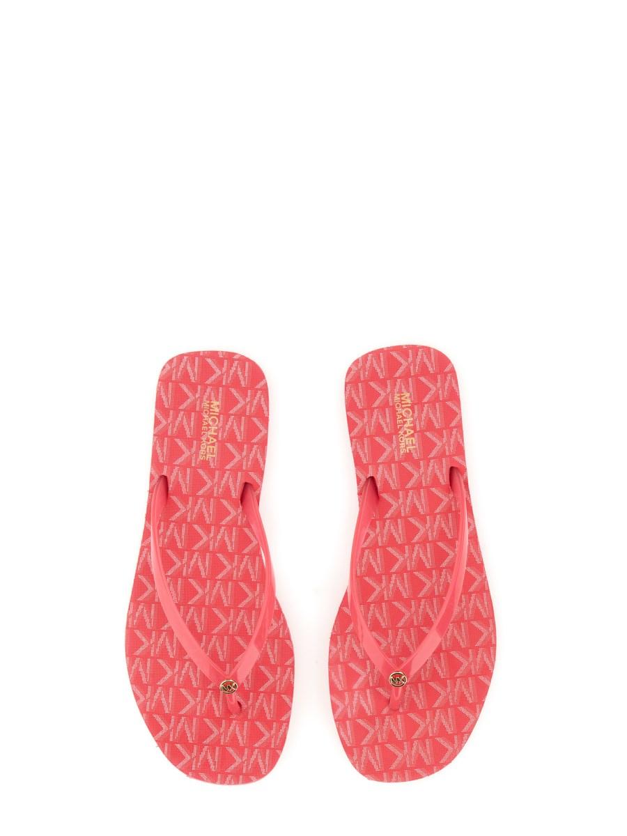 MICHAEL BY MICHAEL KORS SANDALO INFRADITO JINX CON LOGO