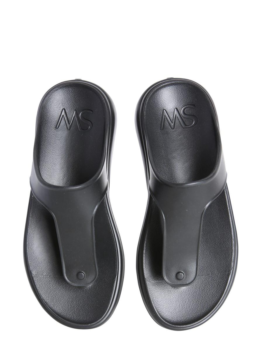 STUART WEITZMAN SANDALO SLIDE STUFLEX T-STRAP IN EVA