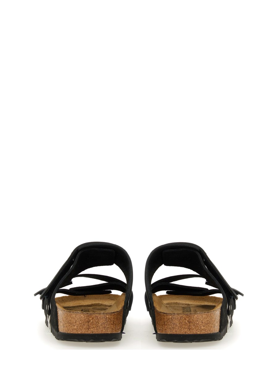 BIRKENSTOCK SANDALO "UJI" IN NUBUCK E PELLE SCAMOSCIATA