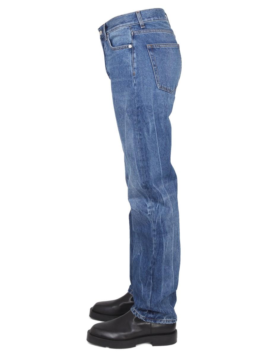 SÉFR JEANS REGULAR FIT IN DENIM DI COTONE