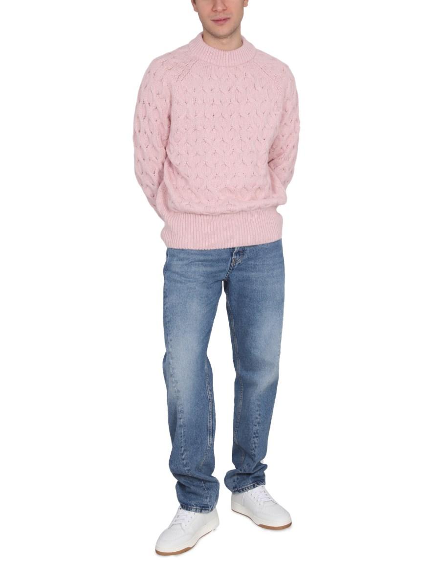 SÉFR JEANS TWISTED IN DENIM DI COTONE