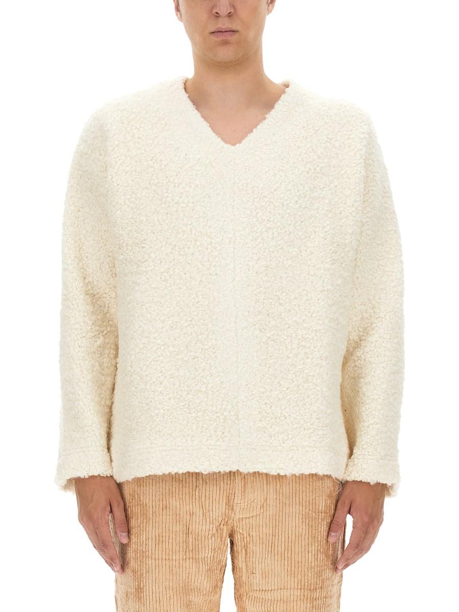 SÉFR MAGLIA IN VISCOSA CON SCOLLO A V