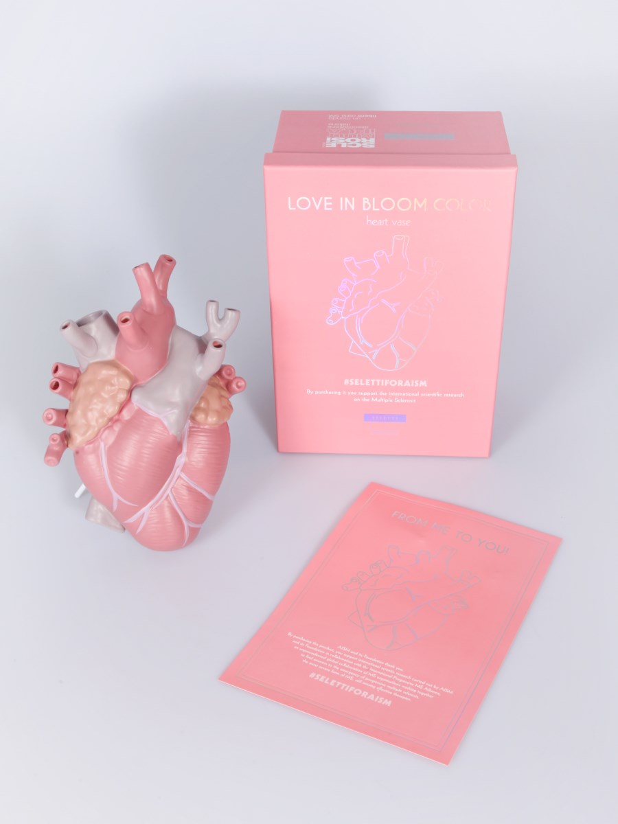 SELETTI VASO HEART LOVE IN BLOOM COLORATO SMALL