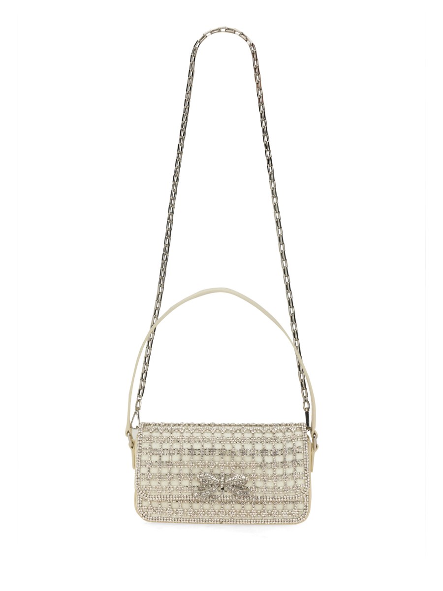 SELF-PORTRAIT BORSA BAGUETTE CRYSTAL