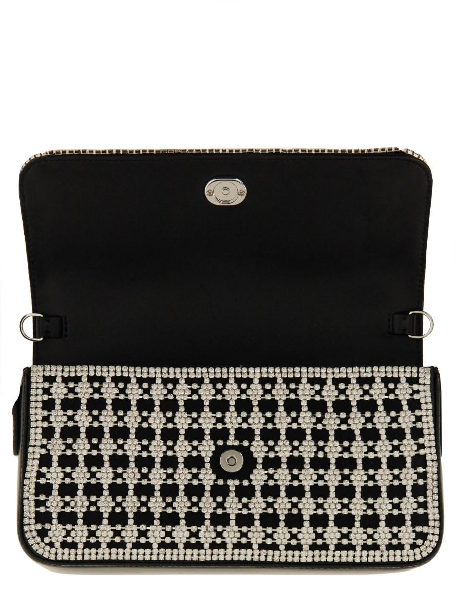 SELF-PORTRAIT BORSA BAGUETTE CRYSTAL