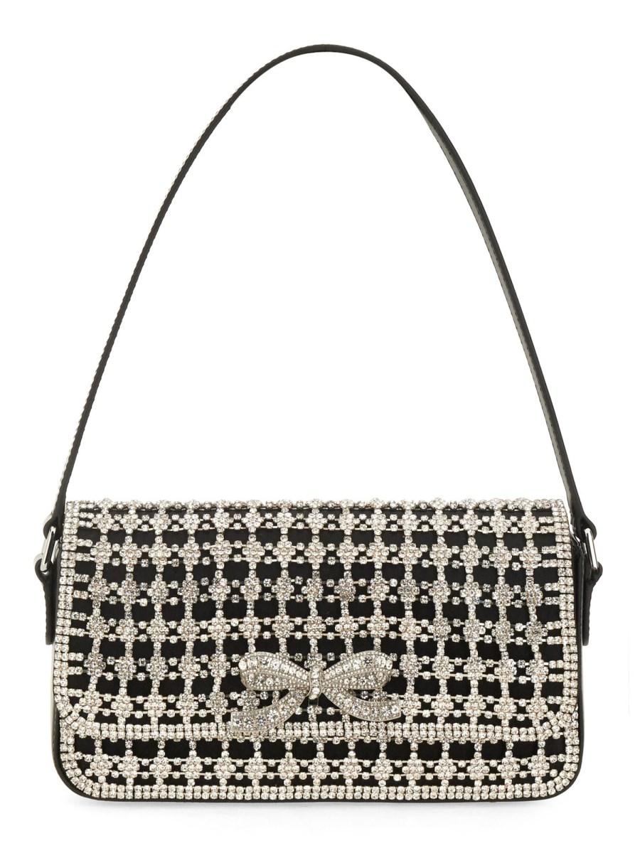 SELF-PORTRAIT BORSA BAGUETTE CRYSTAL
