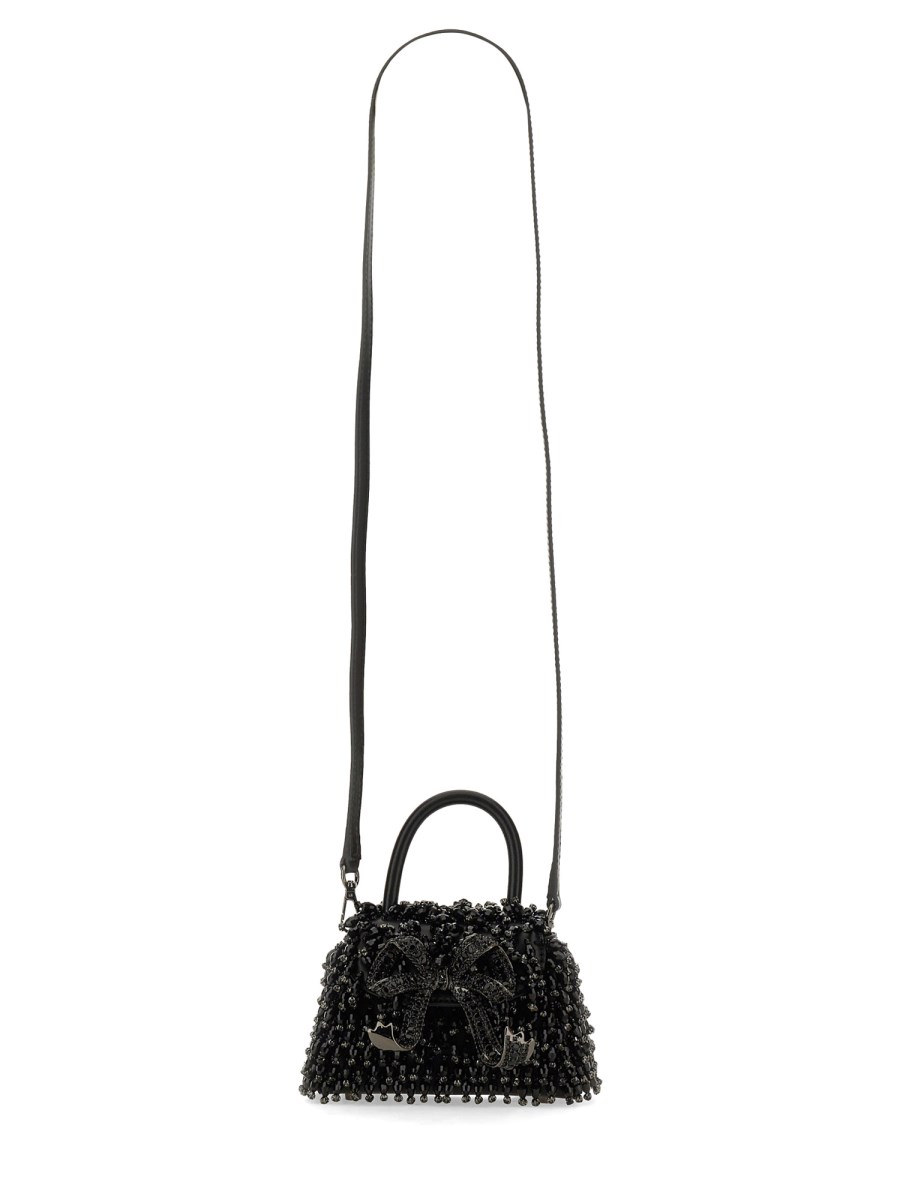 SELF-PORTRAIT BORSA CRYSTAL MICRO