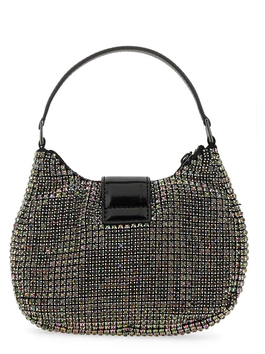 SELF-PORTRAIT BORSA IN MAGLIA CON STRASS