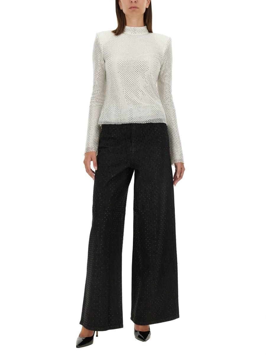 SELF-PORTRAIT JEANS RHINESTONE
