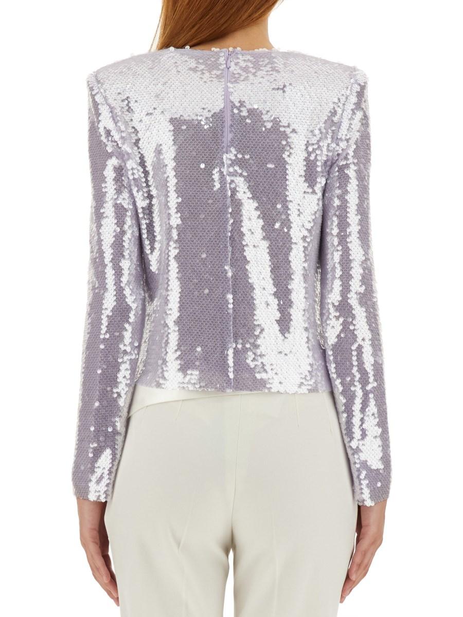 SELF-PORTRAIT MAGLIA CON PAILLETTES ALL-OVER