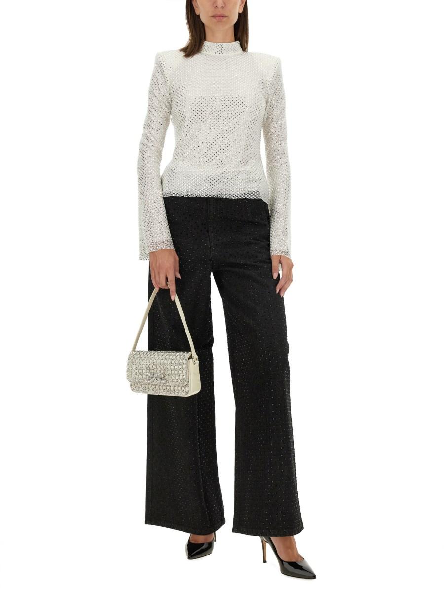 SELF-PORTRAIT TOP A RETE CON STRASS
