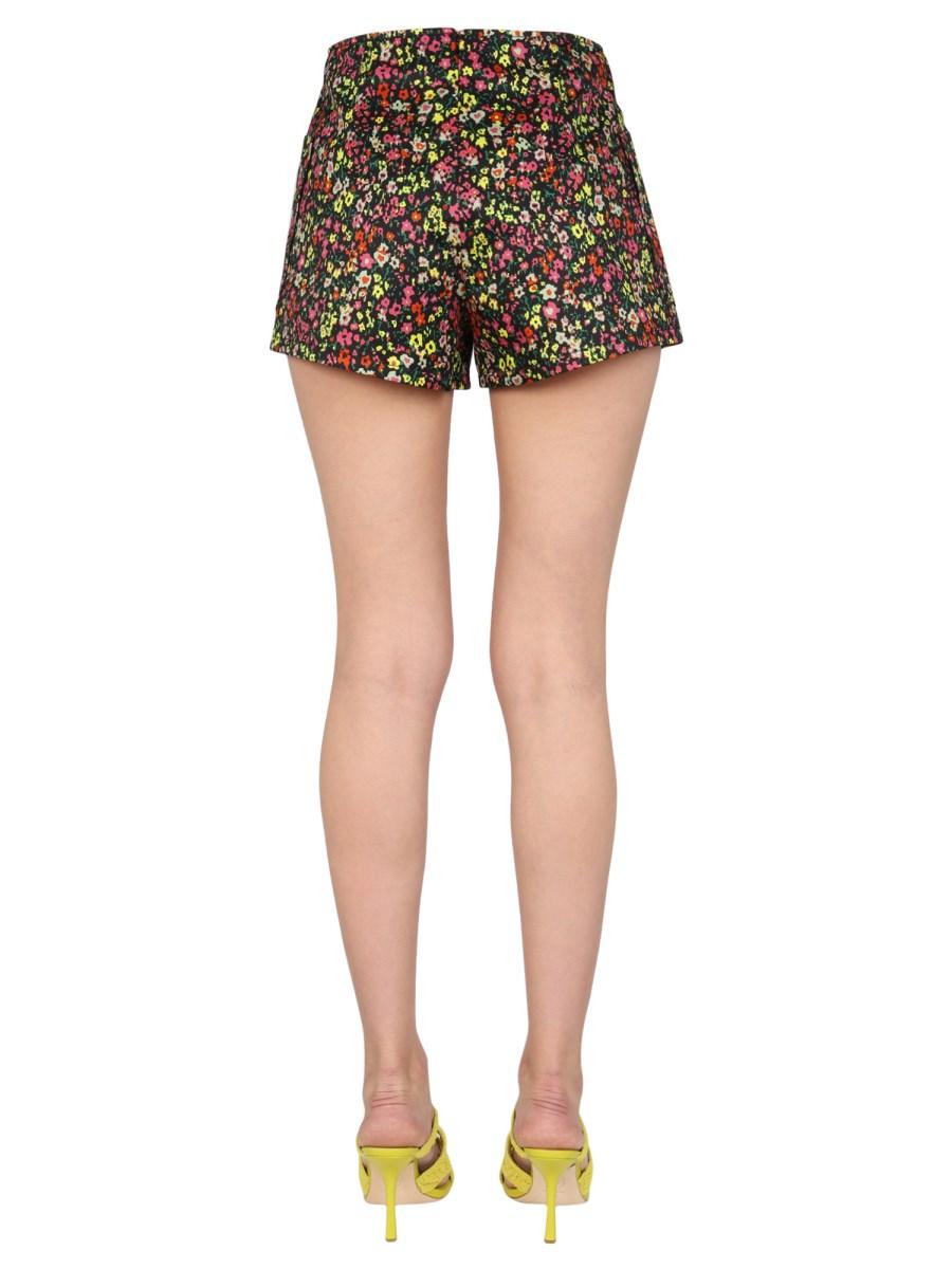 PHILOSOPHY DI LORENZO SERAFINI SHORTS IN COTONE CON MOTIVO FLOREALE