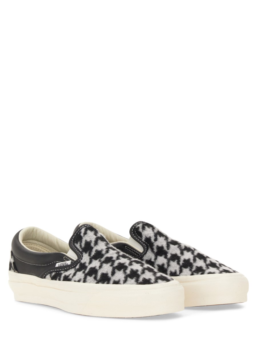 VANS SLIP-ON PREMIUM 98 IN TELA CON INSERTO IN PIED DE POULE