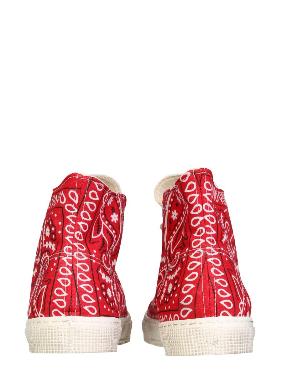GIENCHI SNEAKER ALTA JEAN MICHEL IN CANVAS CON STAMPA BANDANA